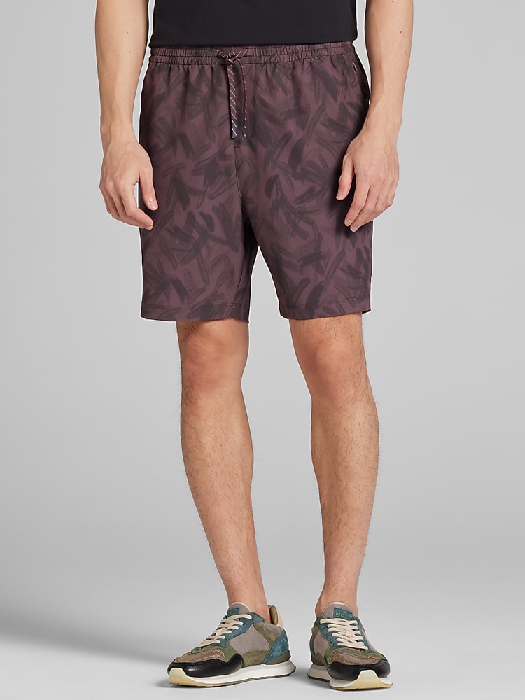Awearness Kenneth Cole Modern Fit Printed Ripstop Pull-On Shorts 7