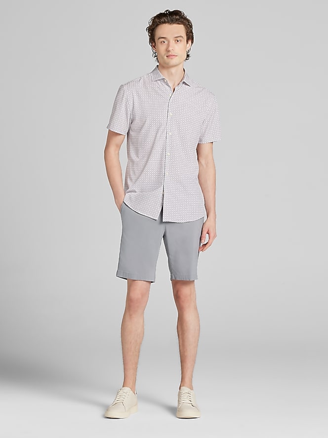 Awearness Kenneth Cole Slim Fit Performance Tech Shorts 9", Pantone Monument - Image 3 of 3