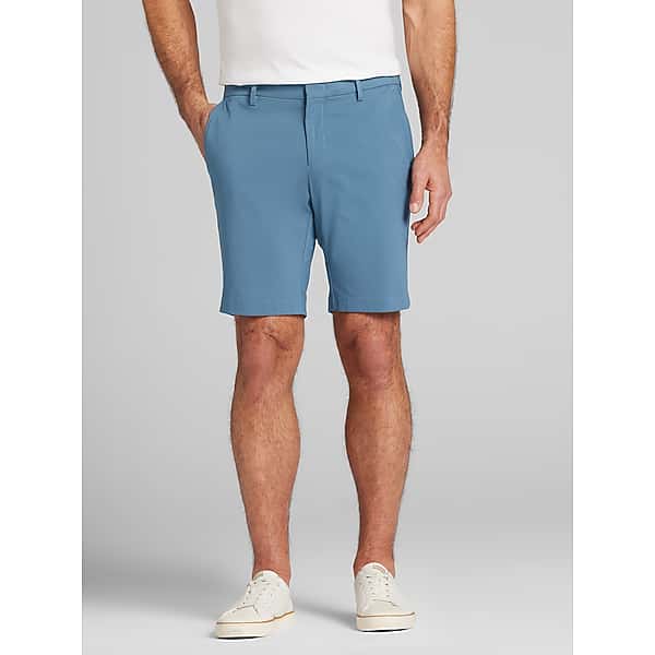 Awearness Kenneth Cole Men's Slim Fit Performance Tech Shorts 9" Oceanview - Size: 40