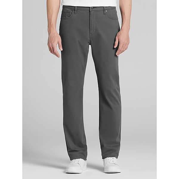 Joseph Abboud Men's Modern Fit Comfort Stretch 5-Pocket Pants Charcoal - Size: 38W x 32L