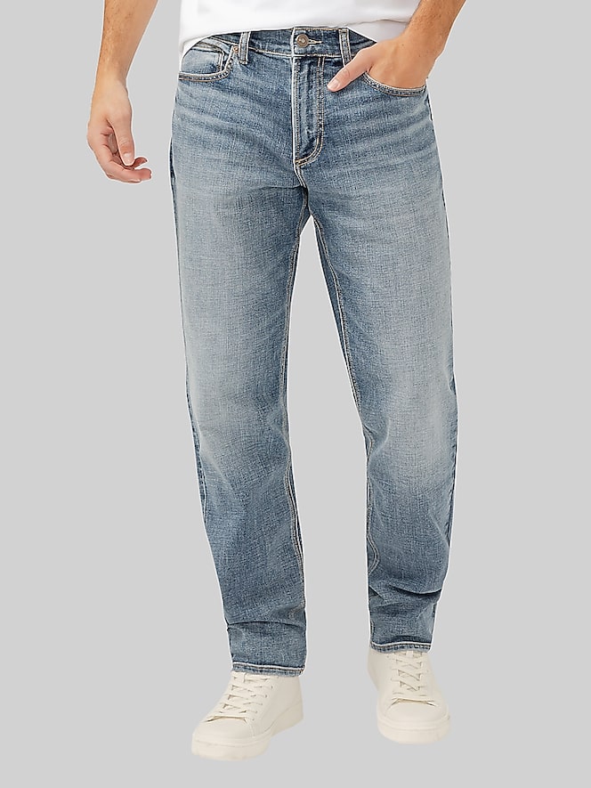 Silver Jeans Athletic Fit Tapered Leg Jeans