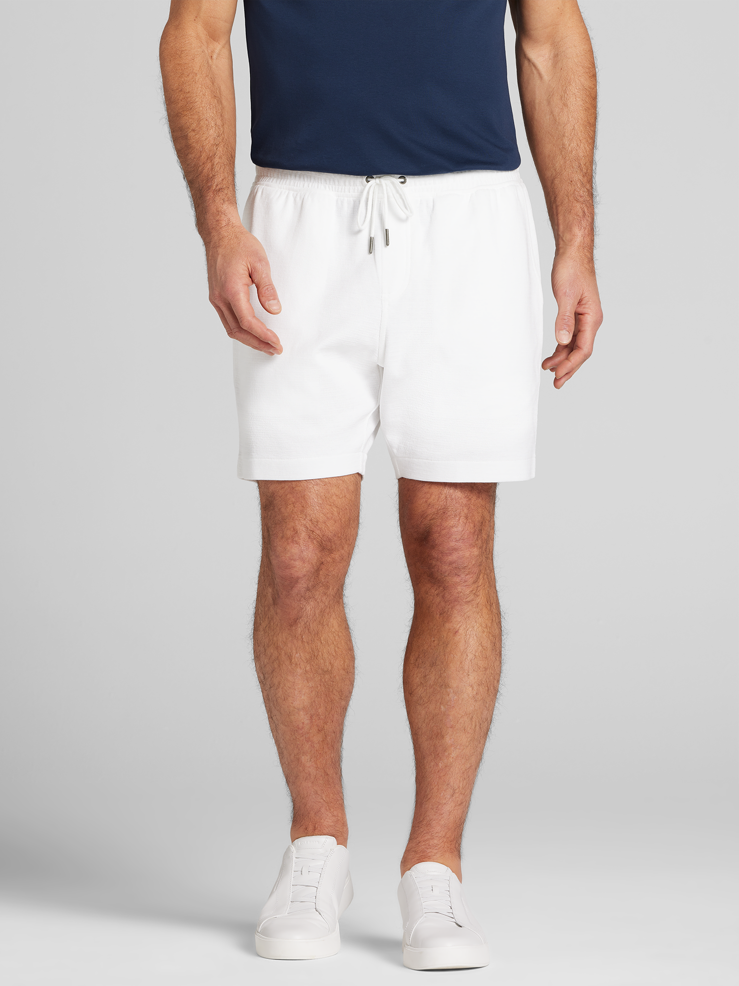 Joseph Abboud Modern Fit Knit Drawcord Shorts 7
