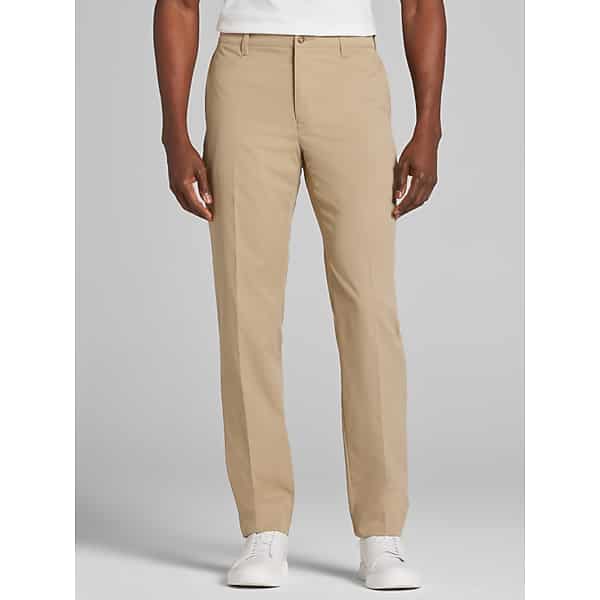 PGA TOUR Men's Classic Fit Active Waist Performance Stretch Golf Pant Chinchilla