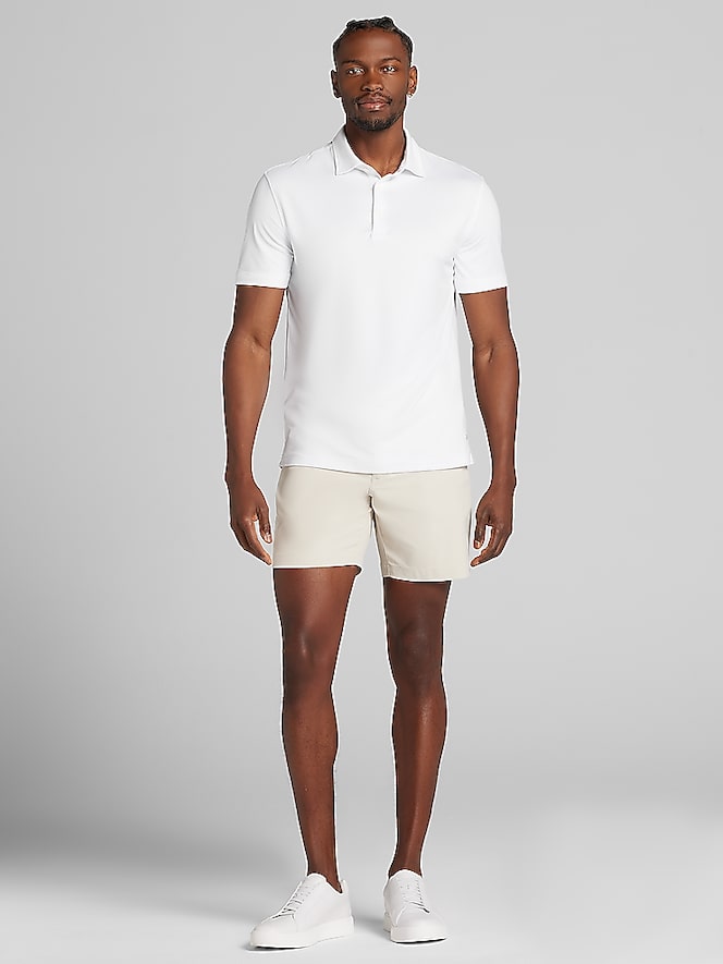 PGA Tour Classic Active Waist Performance Stretch Shorts 7"