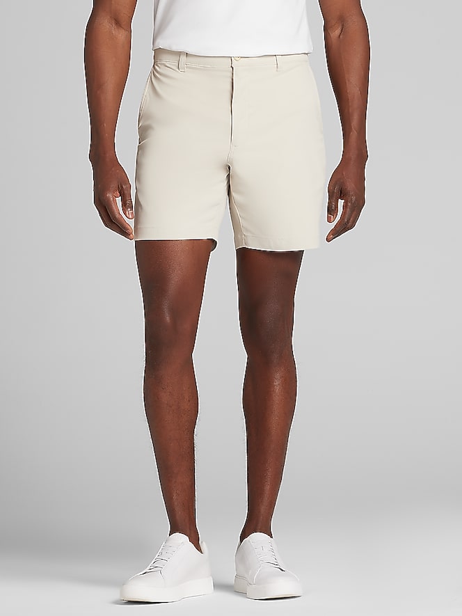 PGA Tour Classic Active Waist Performance Stretch Shorts 7"