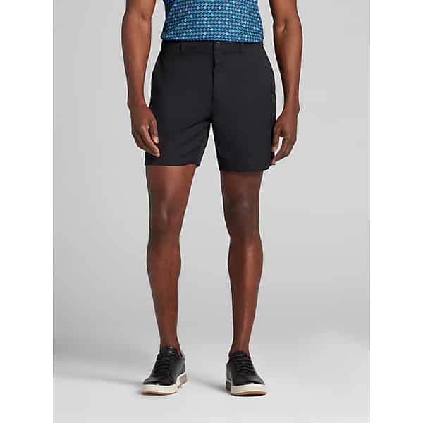 PGA TOUR Men's Classic Fit Active Waist Performance Stretch Golf Shorts 7" Caviar - Size: 32