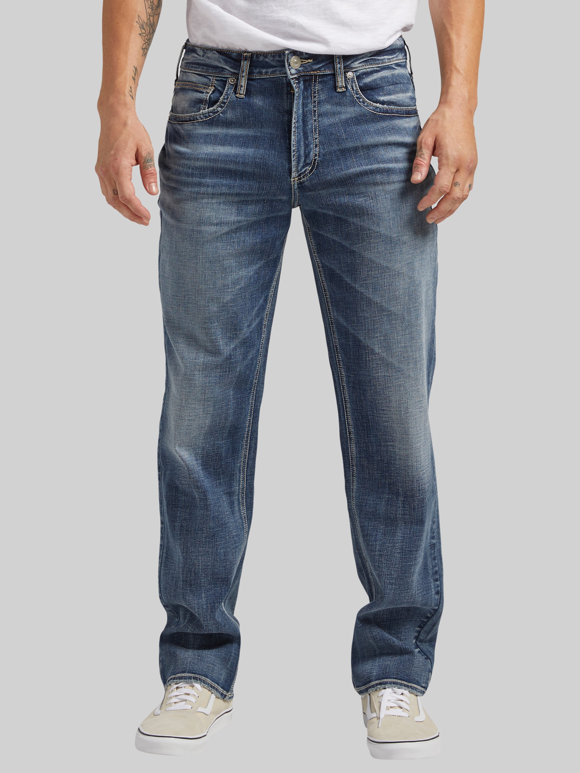Classic Fit Straight Leg Jeans