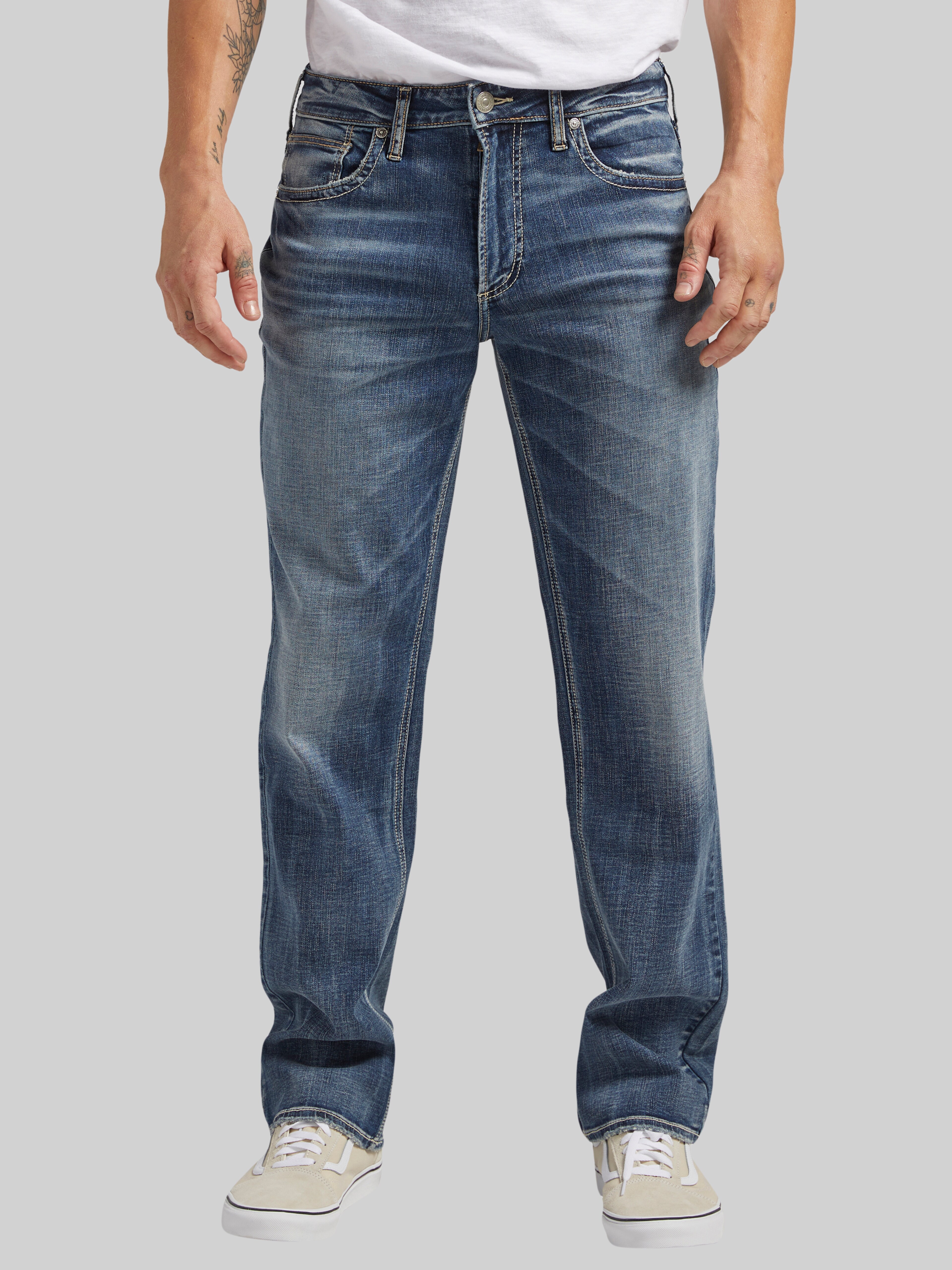 Classic Fit Straight Leg Jeans