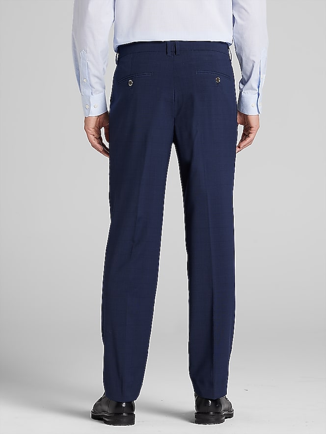 Haggar Premier Modern Fit Check Suit Pants