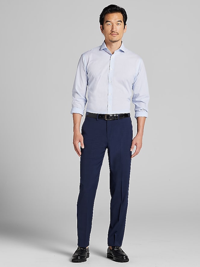 Haggar Premier Modern Fit Check Suit Pants