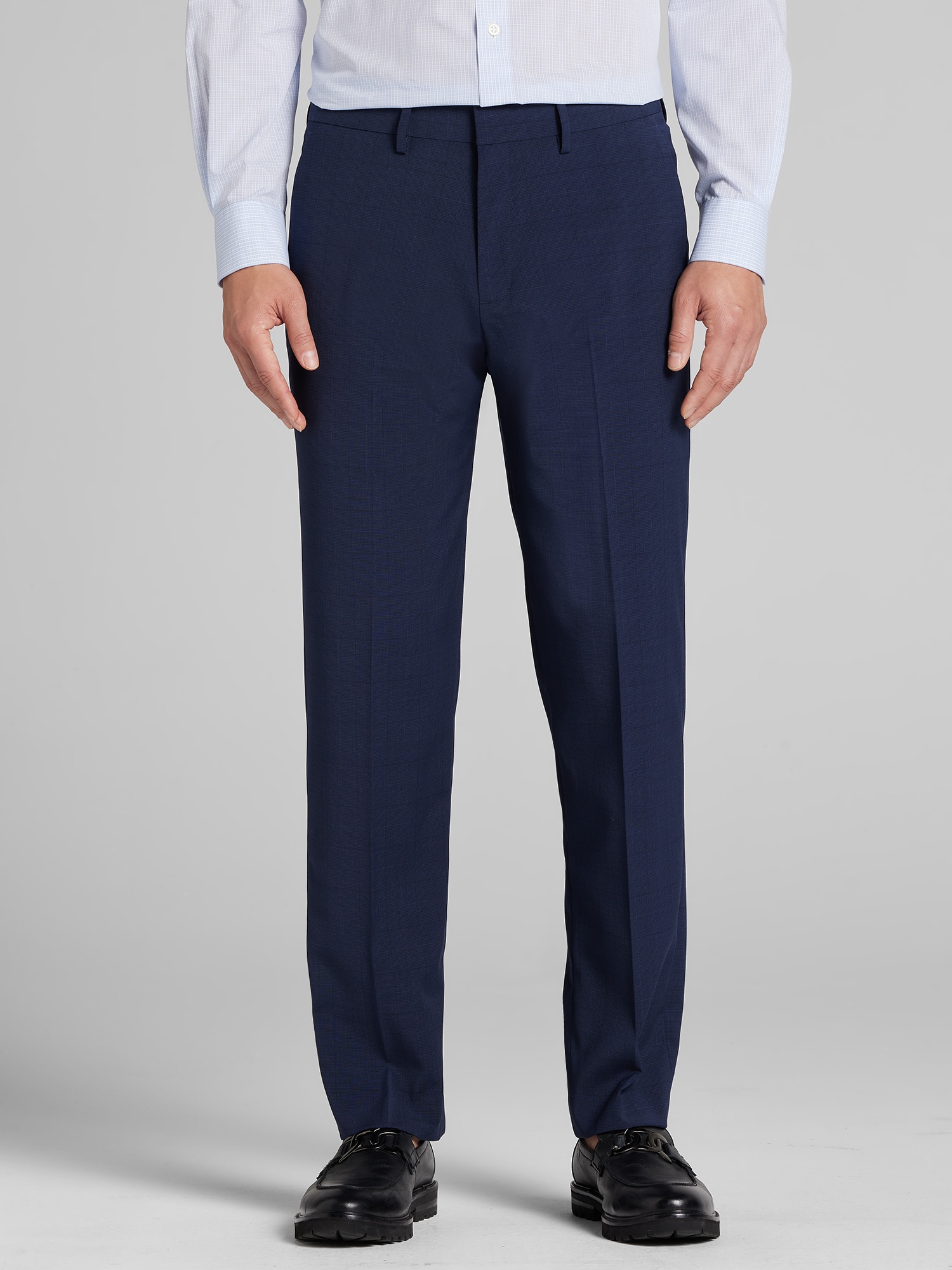 Premier Modern Fit Check Suit Pants