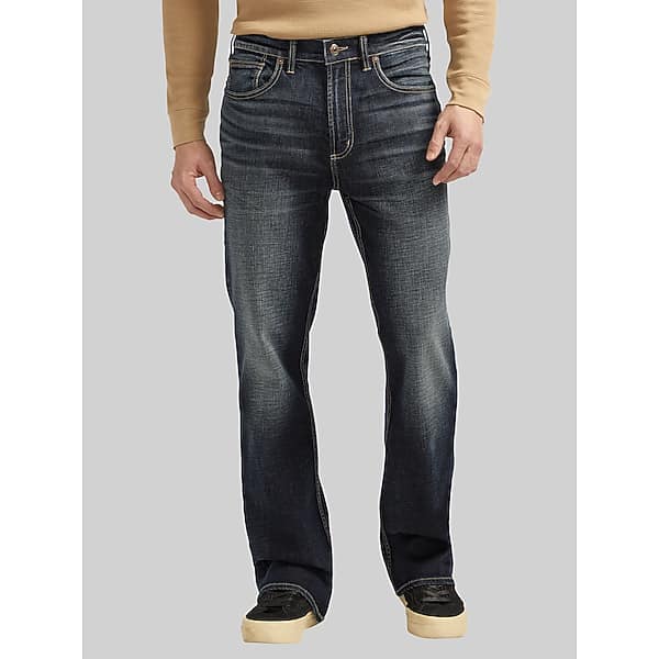 Silver Jeans Co. Men's Craig Classic Fit Bootcut Jean Dark Wash - Size: 40W x 30L