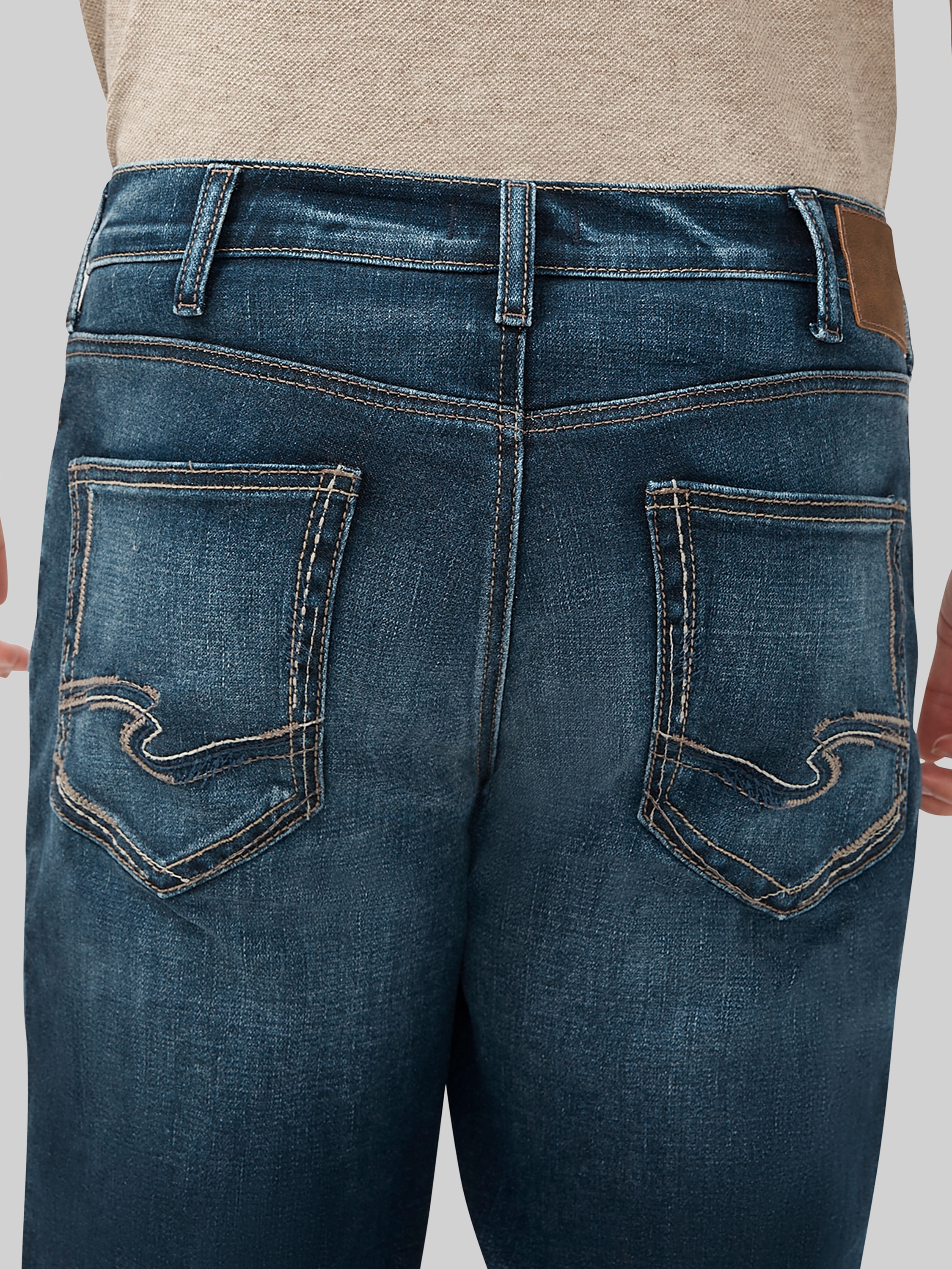 Relaxed Fit Straight Leg Jeans