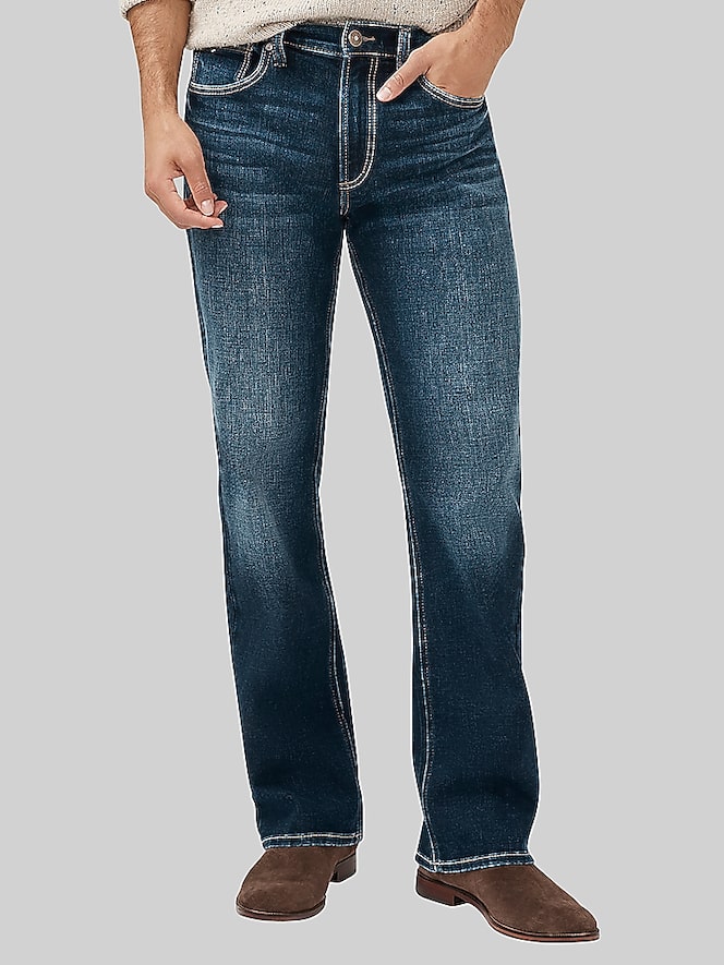 Silver Jeans Relaxed Fit Straight Leg Jeans