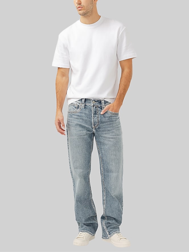 Silver Jeans Relaxed Fit Straight Leg Jeans