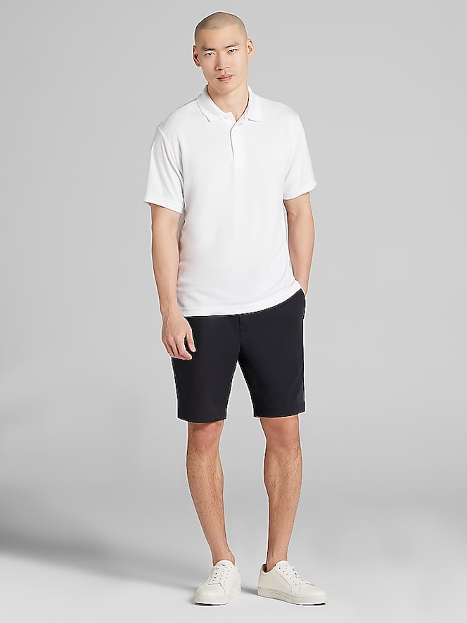 Awearness Kenneth Cole CHILLFLEX Modern Fit Stretch Ripstop Dobby Shorts 9"
