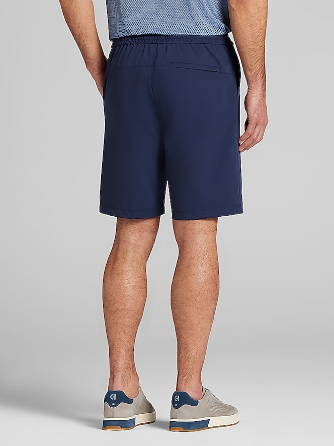 Awearness Kenneth Cole CHILLFLEX Modern Fit Stretch Ripstop Dobby Shorts 9", Navy - Image 2 of 3
