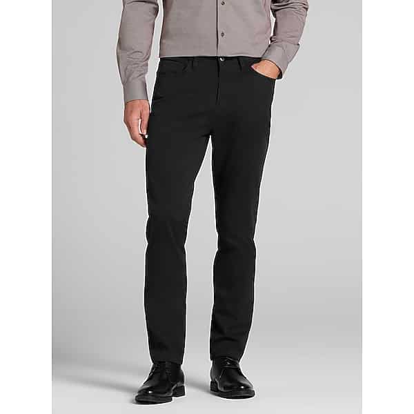 Wilke-Rodriguez Men's Modern Fit Stretch 5-Pocket Pants Jet Black - Size: 36W x 32L