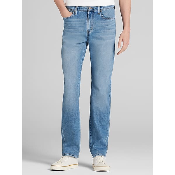 Joseph Abboud Men's Slim Fit Comfort Stretch Jeans Riverstone Blue - Size: 32W x 30L