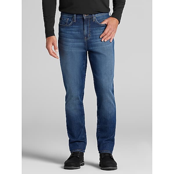 Joseph Abboud Men's Athletic Fit Comfort Stretch Jeans Tidal Wash - Size: 40W x 32L