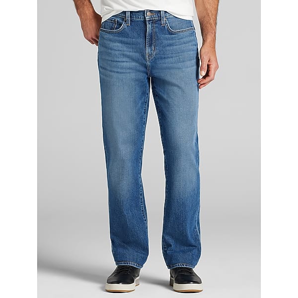 Joseph Abboud Men's Classic Fit Comfort Stretch Jeans Lapis Blue - Size: 36W x 32L