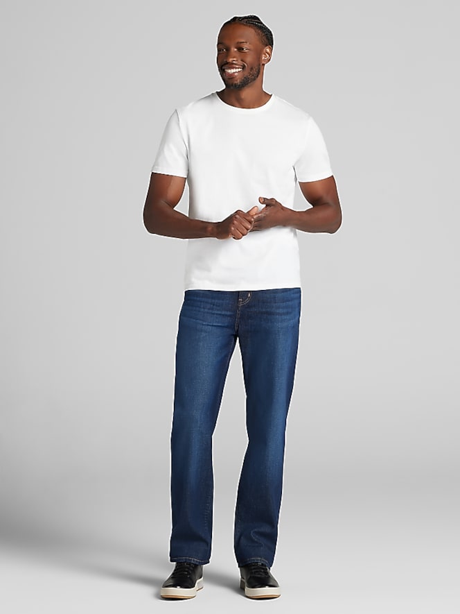 Joseph Abboud Classic Fit Comfort Stretch Jeans, Harbor Blue - Image 3 of 4
