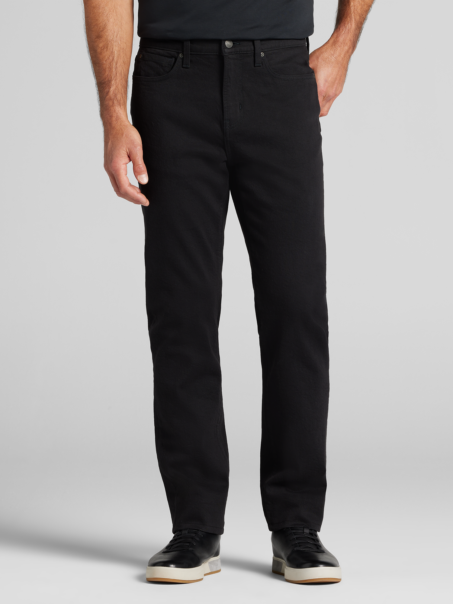 Straight Fit Comfort Stretch Denim Jeans