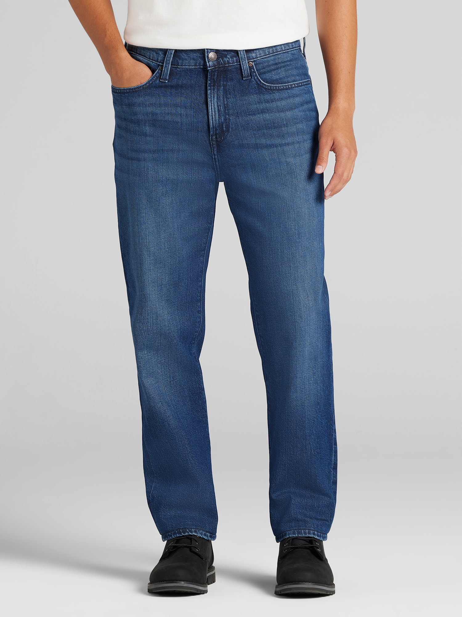 Comfort Stretch Straight Leg Jeans