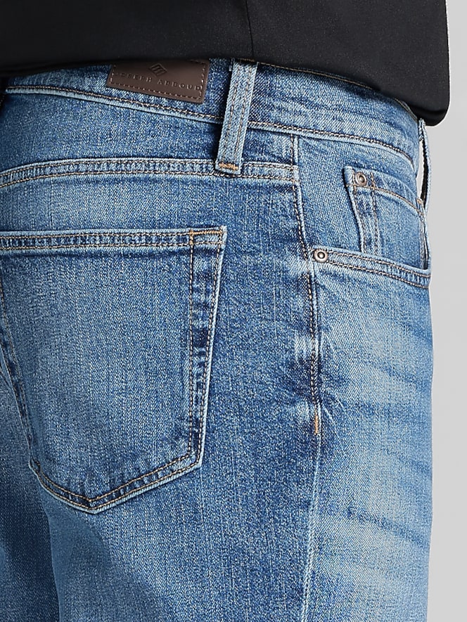 Joseph Abboud Comfort Stretch Straight Leg Jeans, Lapis Blue - Image 2 of 5