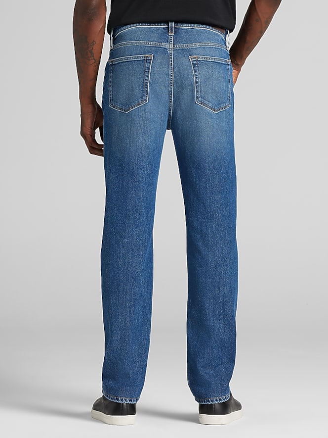 Joseph Abboud Comfort Stretch Straight Leg Jeans, Lapis Blue - Image 4 of 5
