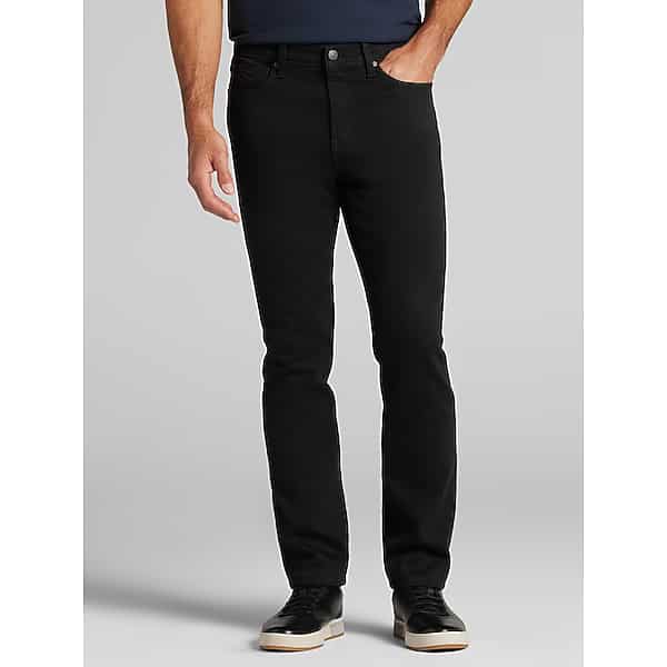 Joseph Abboud Men's Slim Fit Comfort Stretch Denim Jeans Black - Size: 36W x 32L
