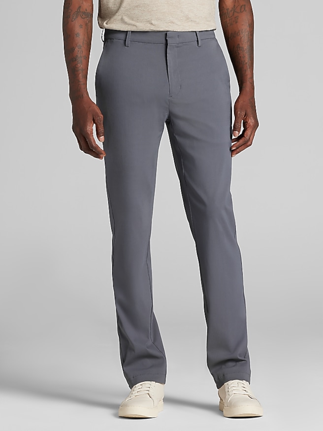 Awearness Kenneth Cole CHILLFLEX Modern Fit Performance Tech Chino Iron Gate