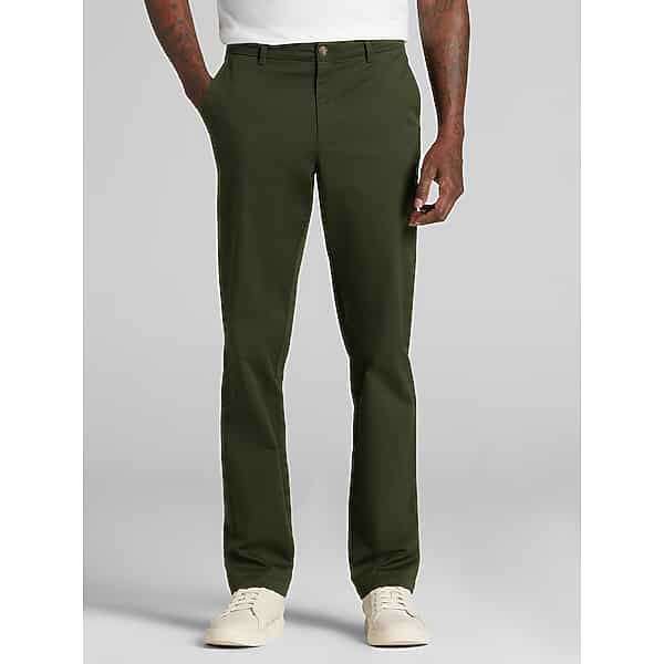 Joseph Abboud Big & Tall Men's Modern Fit Comfort Stretch Chinos Pantone Rosin - Size: 44W x 30L