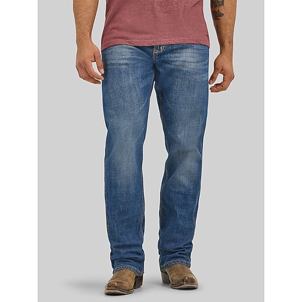 Wrangler Men's Retro Slim Fit Straight Leg Jeans Cottonwood - Size: 36W x 34L