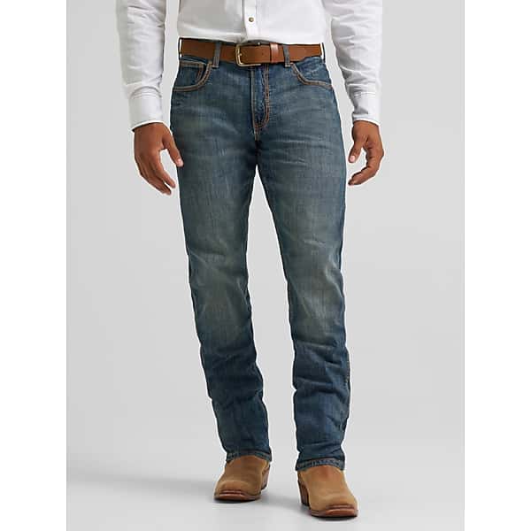 Wrangler Big & Tall Men's Retro Slim Fit Straight Leg Jeans Bozeman - Size: 40W x 36L