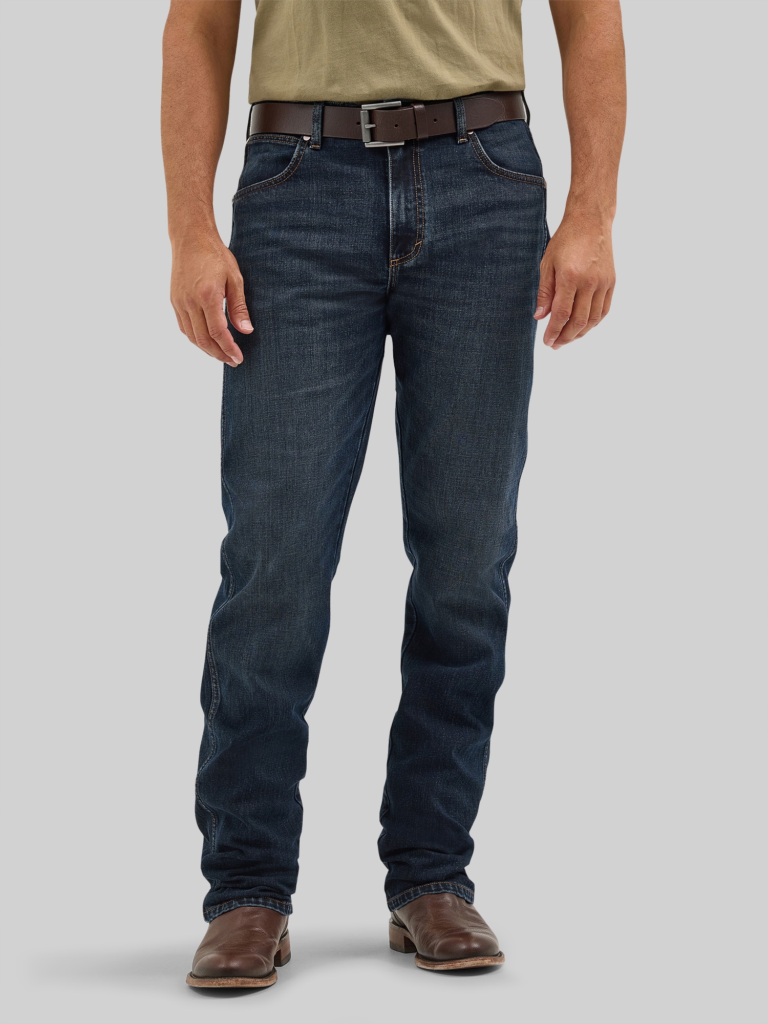 Wrangler Retro Slim Fit Straight Leg Jeans In Tilden