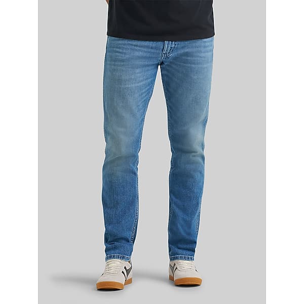Wrangler Big & Tall Men's Greensboro Regular Fit Straight Jeans Harbor Blue - Size: 34W x 36L