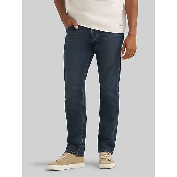 Wrangler Big & Tall Men's Greensboro Regular Fit Straight Jeans Faded - Size: 32W x 36L