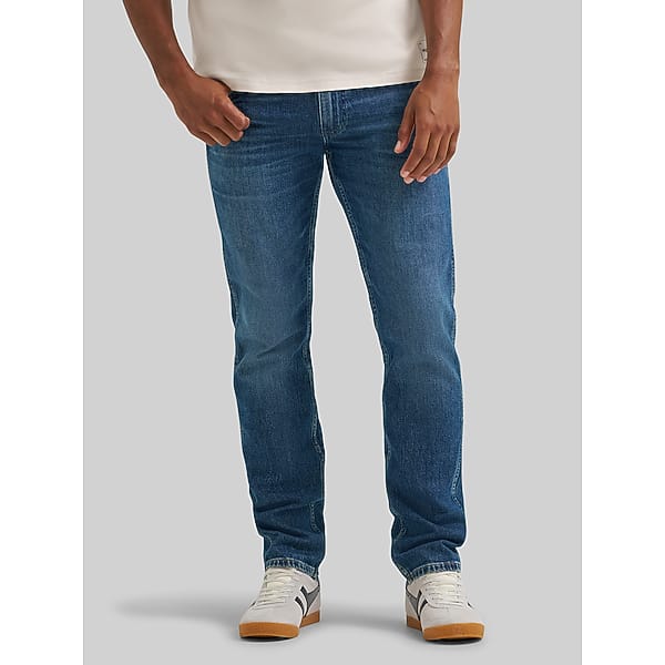 Wrangler Big & Tall Men's Greensboro Regular Fit Straight Jeans Stormforge Blue - Size: 36W x 36L