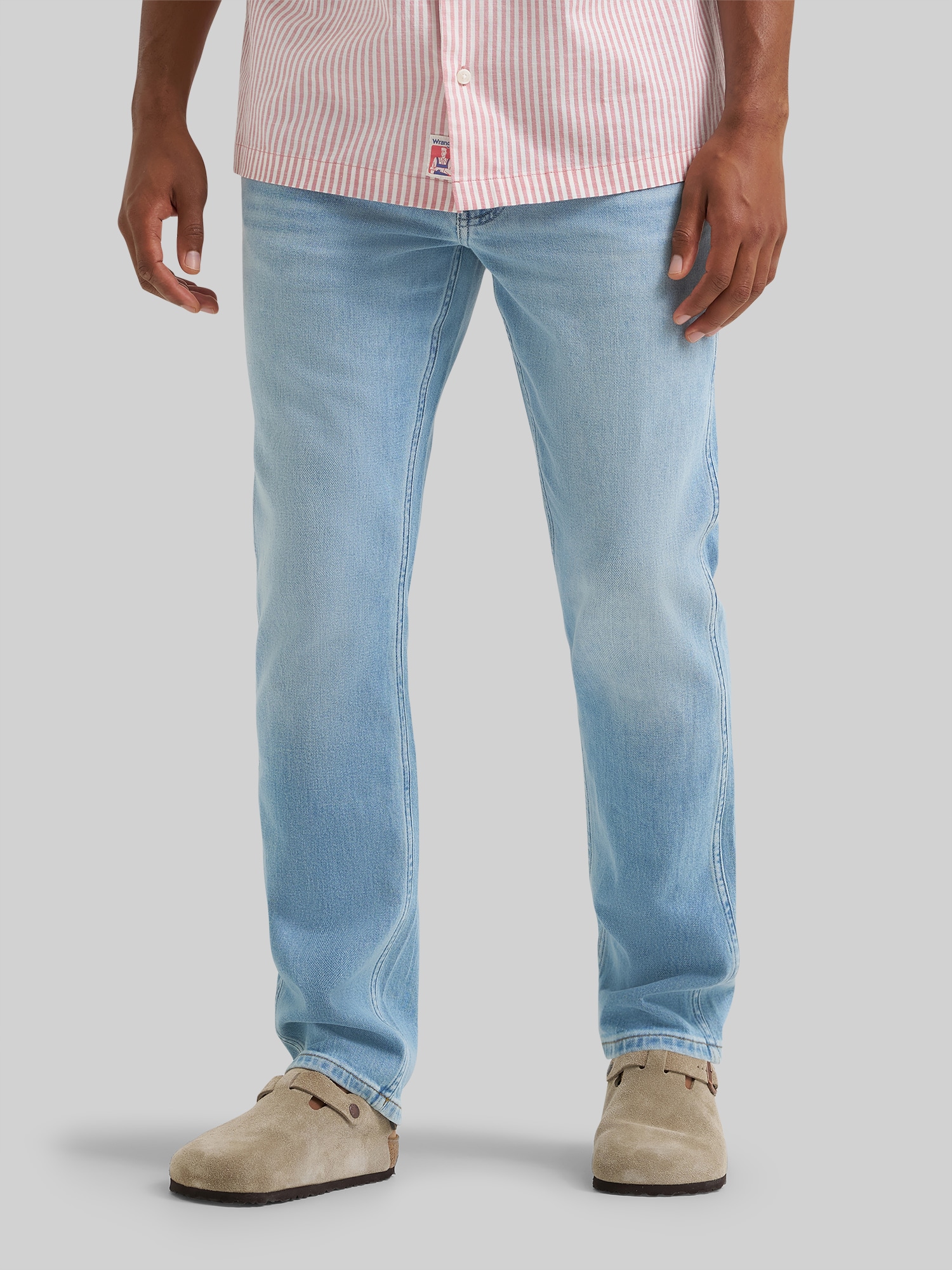 Wrangler Greensboro Regular Fit Straight Jeans In Firelight