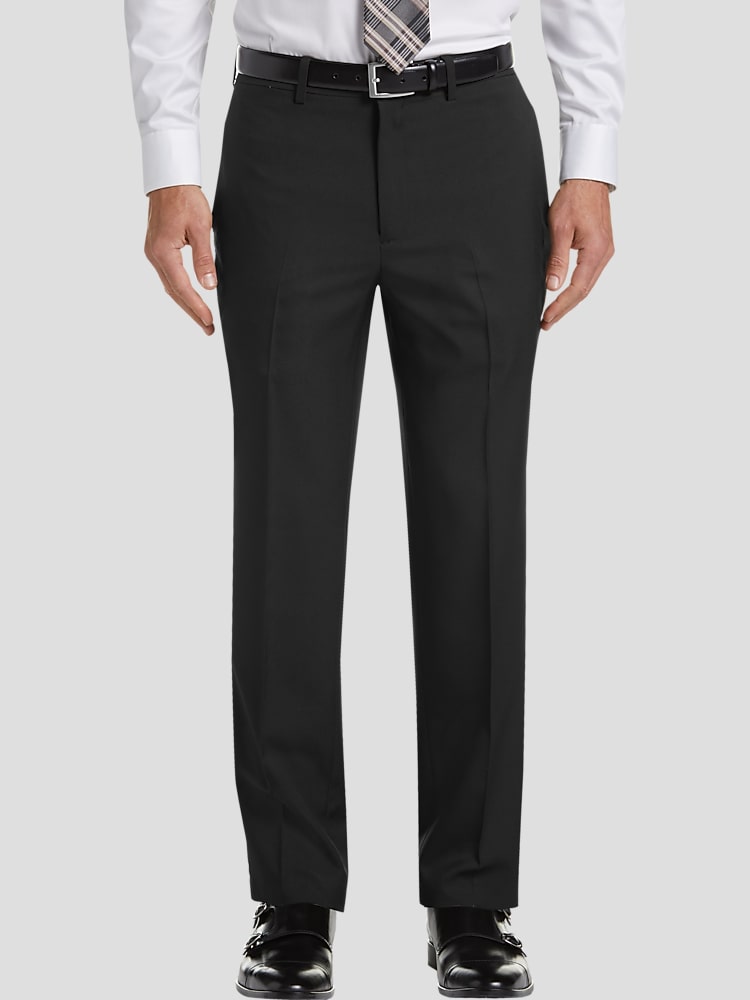 big and tall dress pants Roundtree & Yorke & Travel Smart Comfort Classic/Relaxed Fit Flat Front Non-Iron Tailored specifically for the Big + Tall man Haggar Big + Tall |