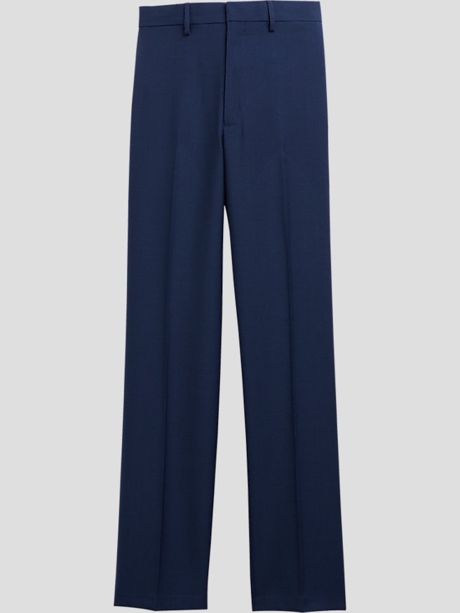 Haggar Big & Tall Men's Premium Comfort Classic Fit Dress Pants , Blue
