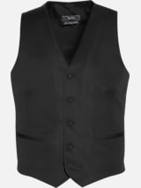 BLACK by Vera Wang Slim Fit 100% Wool Tuxedo Vest