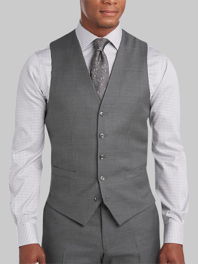 Joseph Abboud Modern Fit Wool Suit Vest