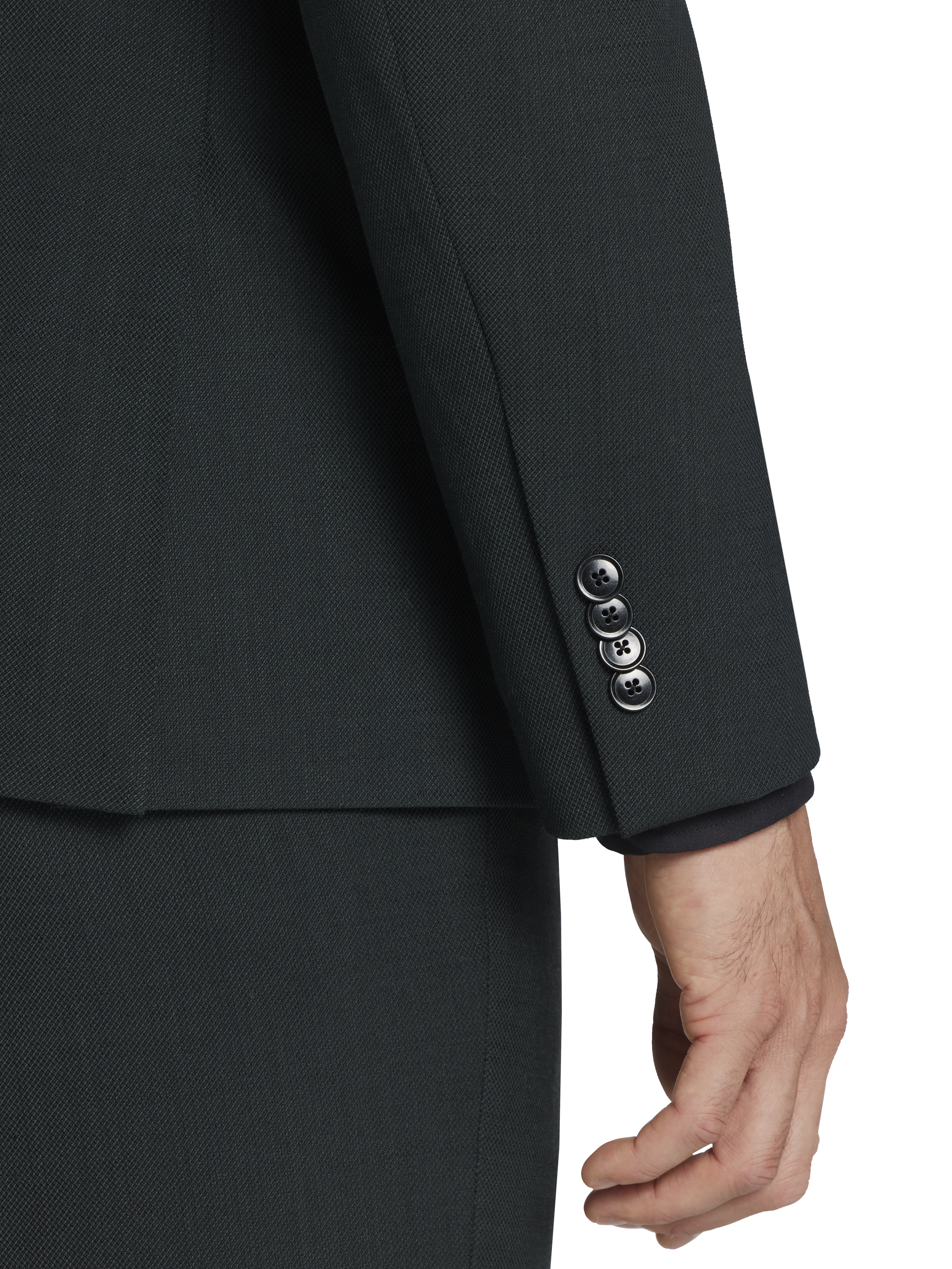 Slim Fit Wool Blend Suit Jacket