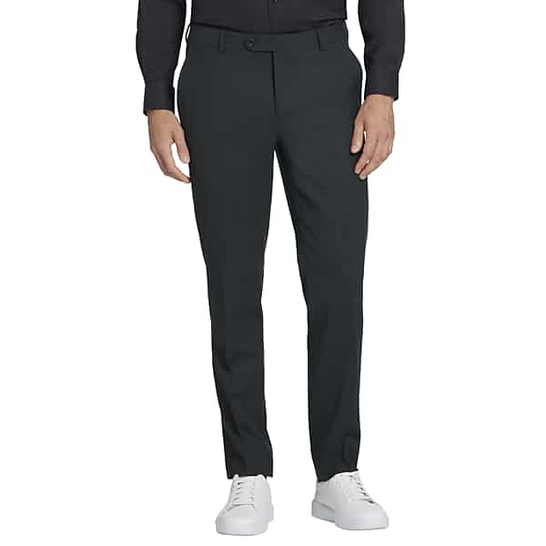JOE Joseph Abboud Slim Fit Wool Blend Men's Suit Pants Dark Green - Size: 48W x 30L TMW30B348089