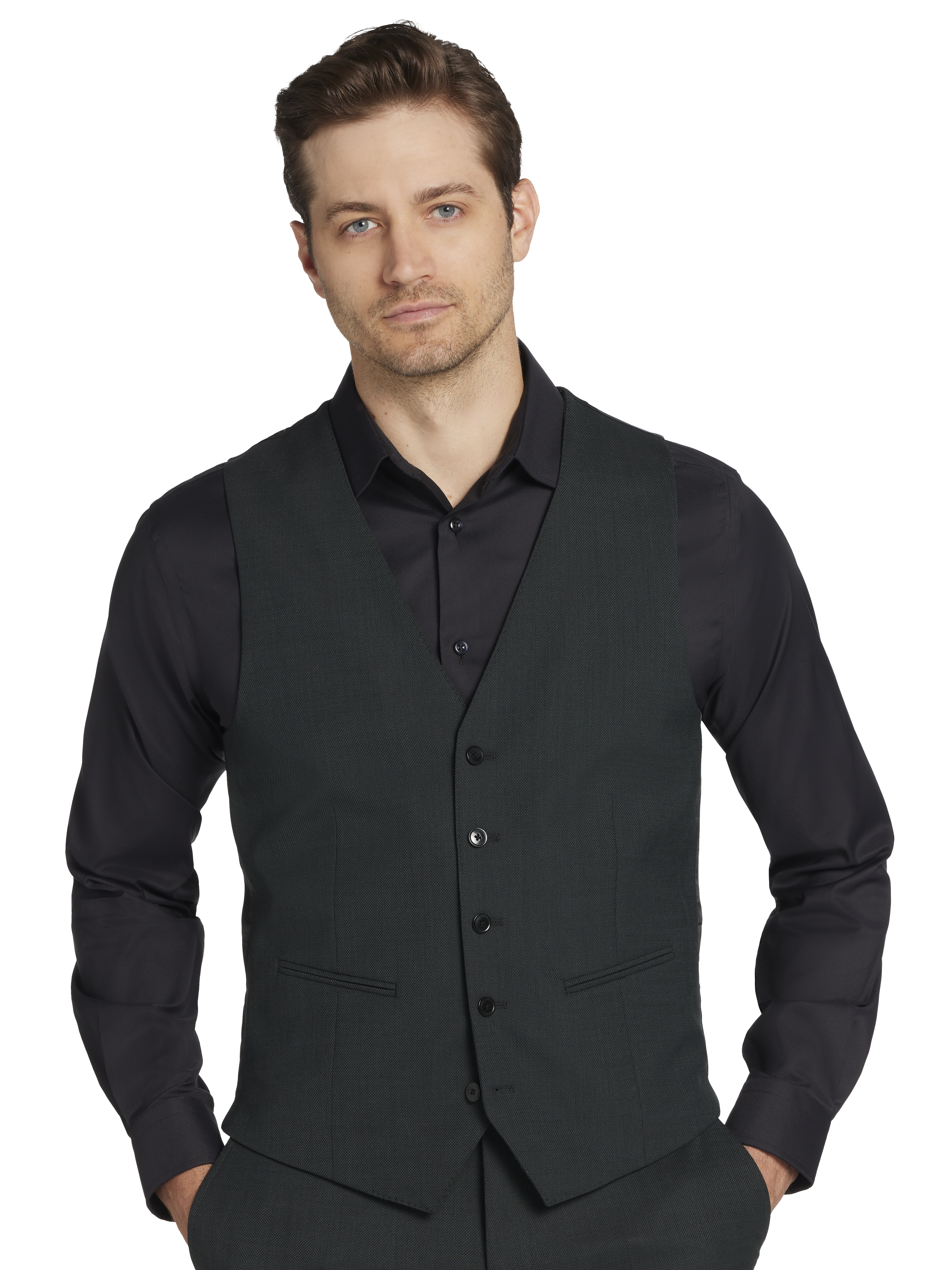 Slim Fit Wool Blend Suit Vest
