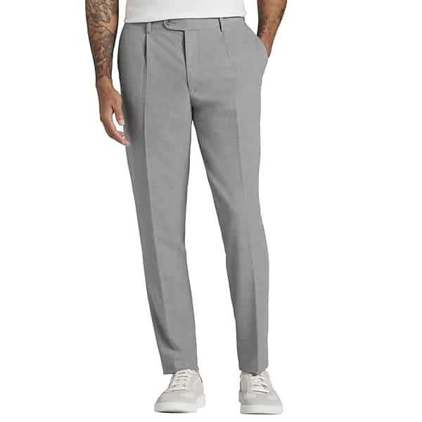 JOE Joseph Abboud Slim Fit Men's Suit Pants Gray - Size: 44W x 30L TMW30BU44016