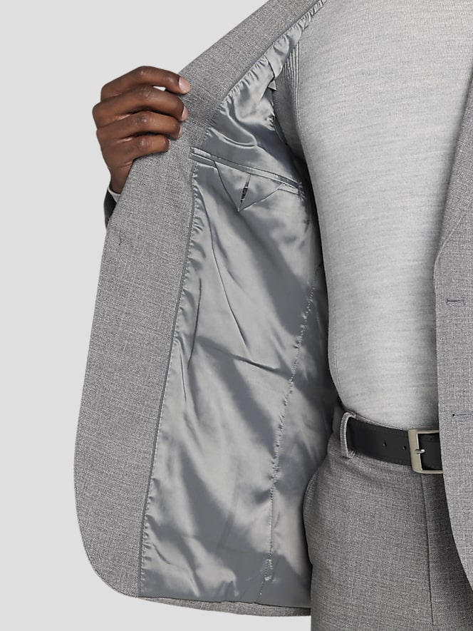 JOE Joseph Abboud Slim Fit Sharkskin Suit Jacket