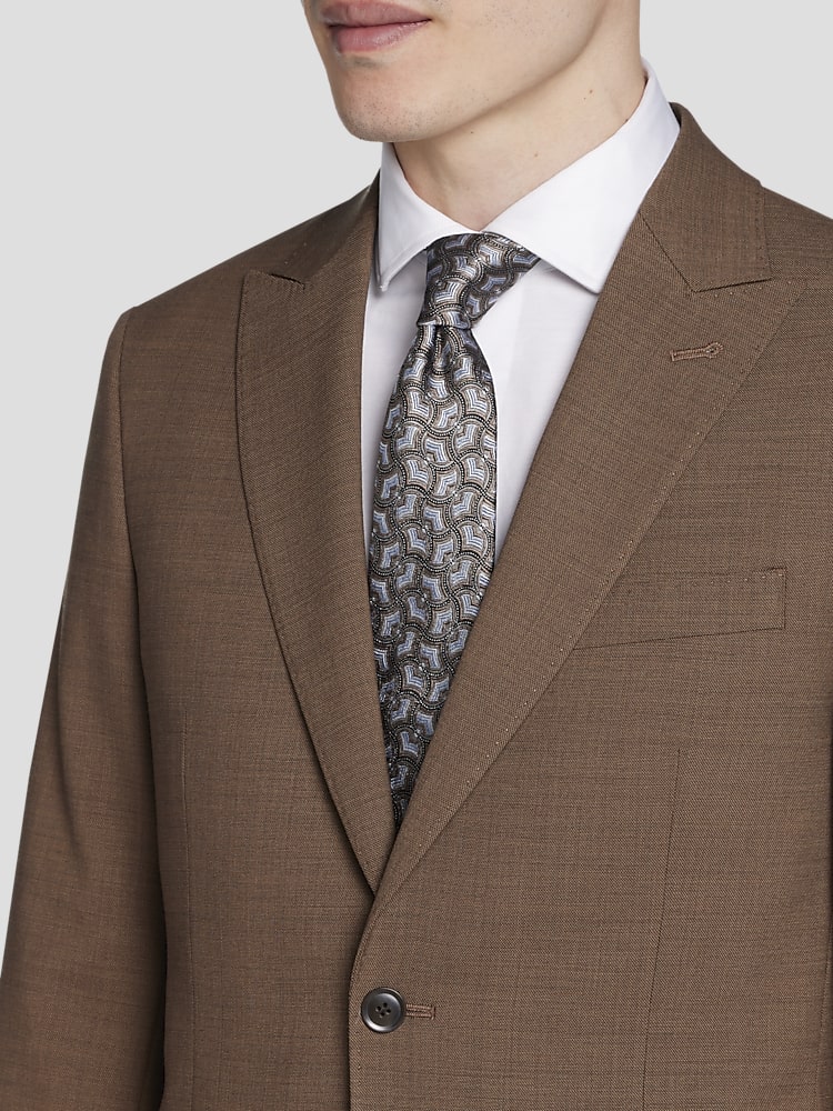 Slim Fit Sharkskin Suit Separates Jacket